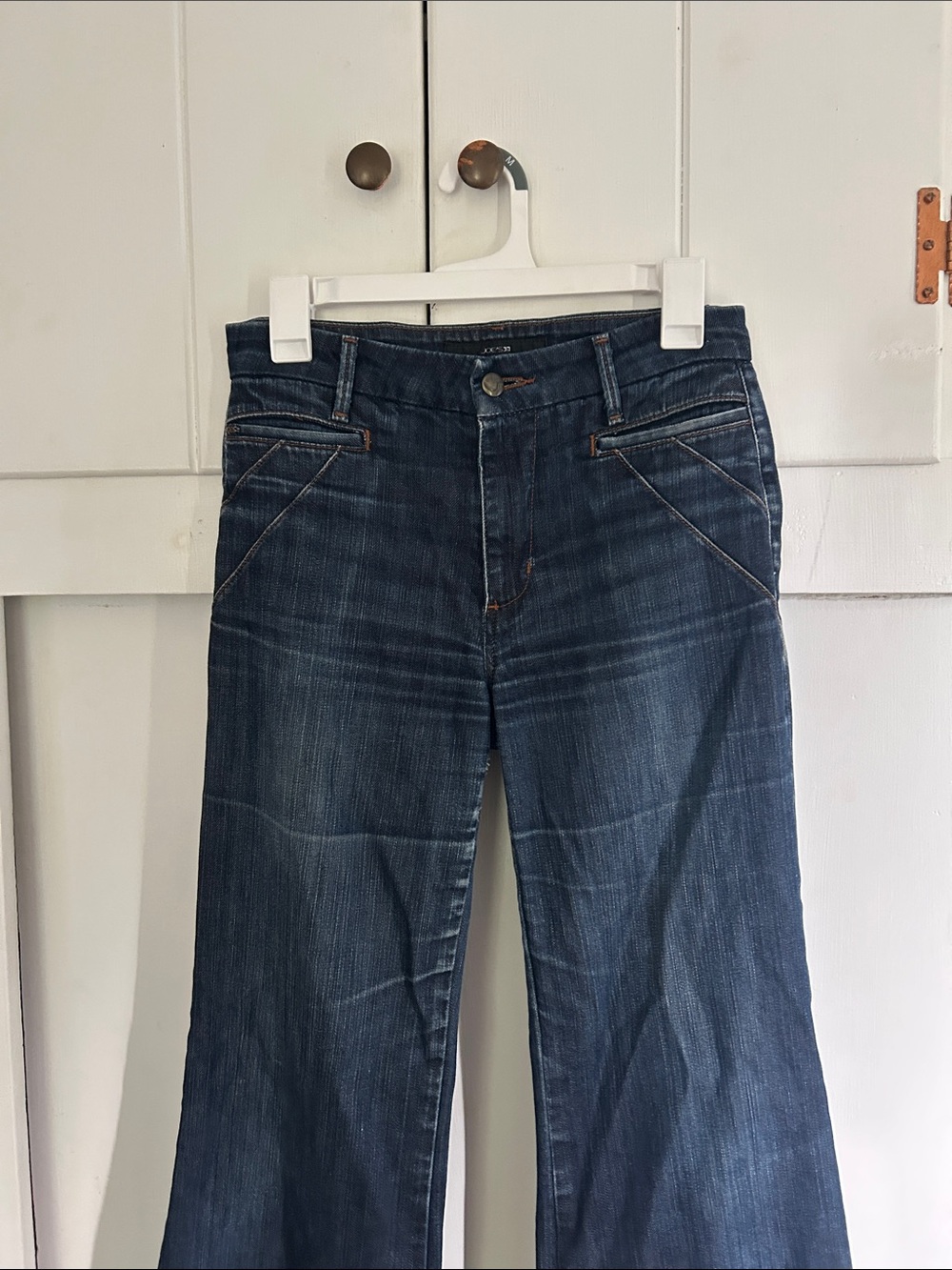Vintage Joe's Jeans Dark Blue Wide Leg Flare Jeans